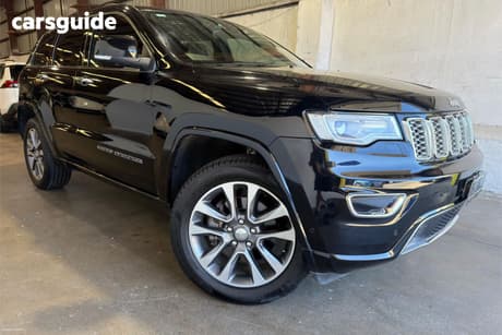 Black 2017 Jeep Grand Cherokee Wagon Overland (4X4)