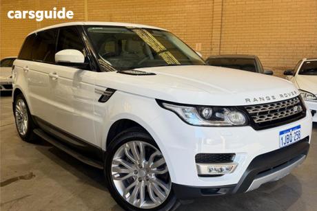White 2015 Land Rover Range Rover Sport Wagon Sdv8 Hse