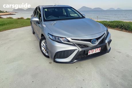 Silver 2023 Toyota Camry Sedan Ascent Sport Hybrid