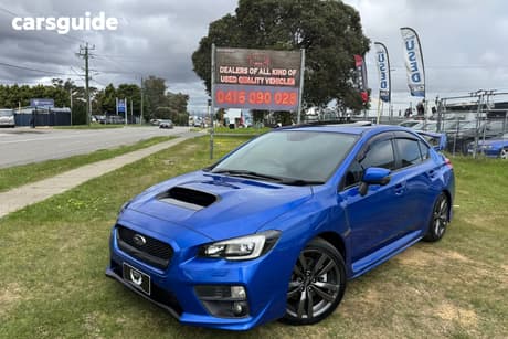 Blue 2016 Subaru WRX Sedan Premium (Awd)