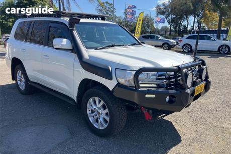 White 2016 Toyota Landcruiser Wagon Vx (4X4)