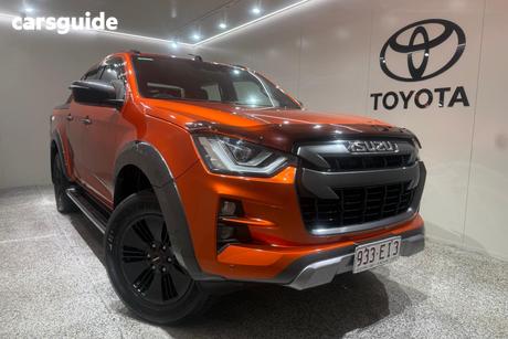 Orange 2022 Isuzu D-MAX Crew Cab Utility X-Terrain (4X4)
