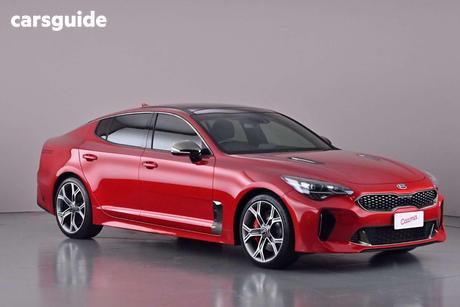 Red 2019 Kia Stinger Sedan Gt (Black Leather)