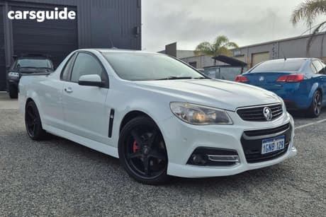 White 2014 Holden UTE Utility Ss-V