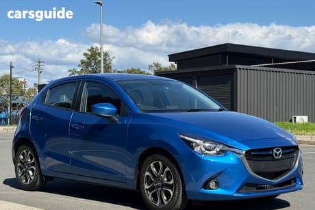 Blue 2015 Mazda 2 Hatchback Genki