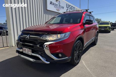 Red 2020 Mitsubishi Outlander Wagon Black Edition 7 Seat (2Wd)
