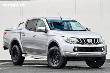 Silver 2018 Mitsubishi Triton Dual Cab Utility Gls (4X4)
