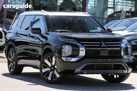 Black 2026 Mitsubishi Outlander Wagon Exceed Tourer 5 Seat (Awd)