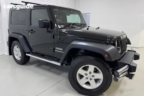 Black 2008 Jeep Wrangler Softtop Sport (4X4)