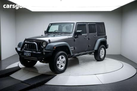 Grey 2014 Jeep Wrangler Unlimited Softtop Sport (4X4)