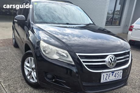 Black 2009 Volkswagen Tiguan Wagon 103 Tdi