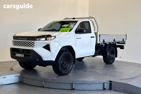 White 2025 Toyota Hilux Cab Chassis Workmate Hi-Rider (4X2)