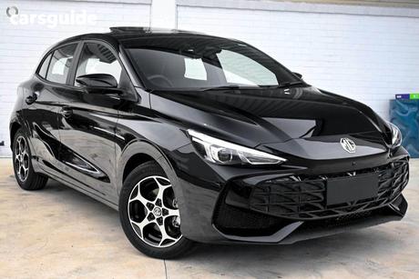 Black 2025 MG MG3 Hatchback Essence Hybrid+