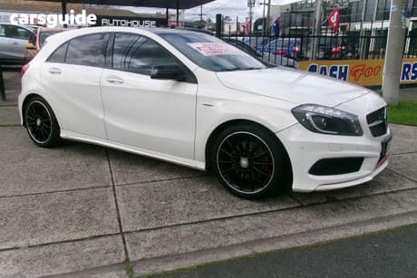 White 2015 Mercedes-Benz A250 Hatchback Sport