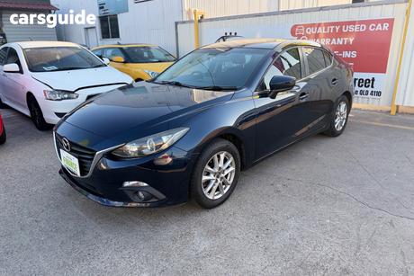 Blue 2015 Mazda 3 Sedan Maxx