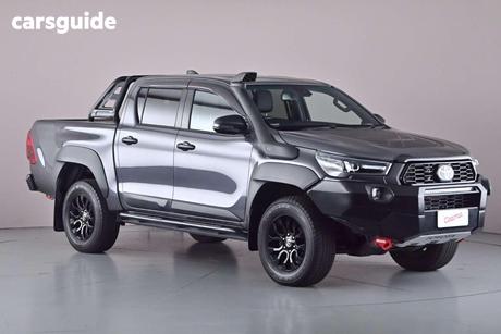 Grey 2022 Toyota Hilux Double Cab Pick Up Rugged X (4X4)
