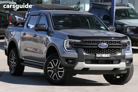 Silver 2025 Ford Ranger Double Cab Pick Up Sport 3.0 (4X4)