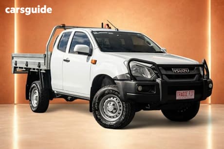 White 2017 Isuzu D-MAX Space Cab Chassis Sx (4X4)