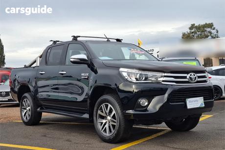 Black 2015 Toyota Hilux Dual Cab Utility Sr5 (4X4)