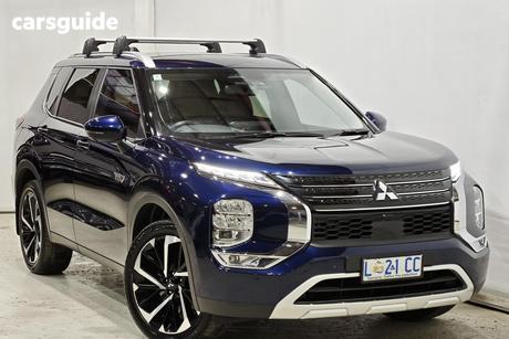 Blue 2024 Mitsubishi Outlander Wagon Phev Aspire 5 Seat (Awd)