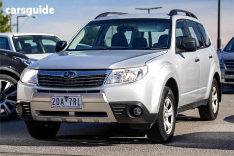 Silver 2008 Subaru Forester Wagon X