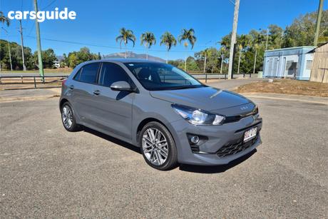Grey 2023 Kia RIO Hatchback Sport