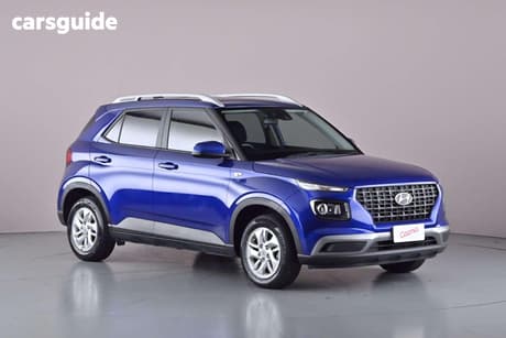 Blue 2021 Hyundai Venue Wagon