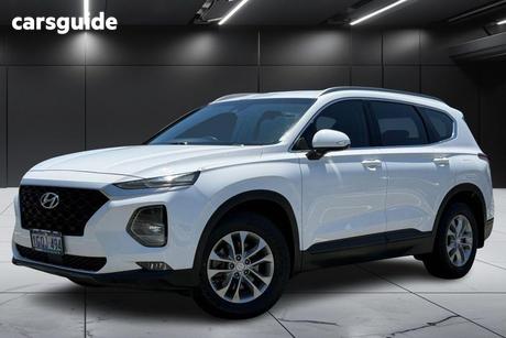 White 2018 Hyundai Santa FE Wagon Active Crdi (Awd)