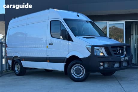 White 2016 Mercedes-Benz Sprinter Van 416Cdi Mwb