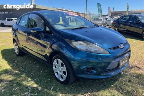 Blue 2010 Ford Fiesta Sedan Lx