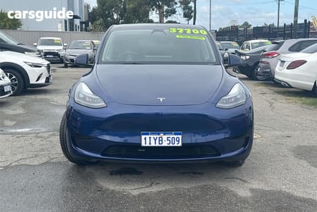 Blue 2023 Tesla Model Y Wagon Rear-Wheel Drive
