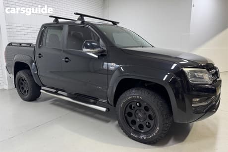 Black 2018 Volkswagen Amarok Dual Cab Utility V6 Tdi 550 Highline