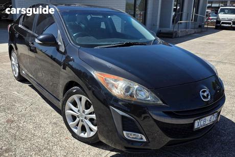 Black 2009 Mazda 3 Sedan Sp25