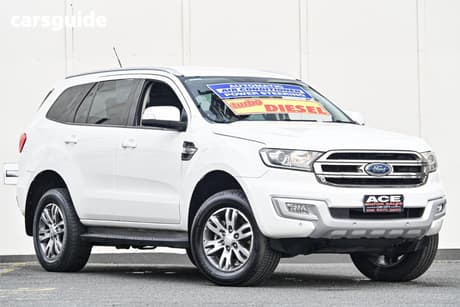 White 2017 Ford Everest Wagon Trend (Rwd)