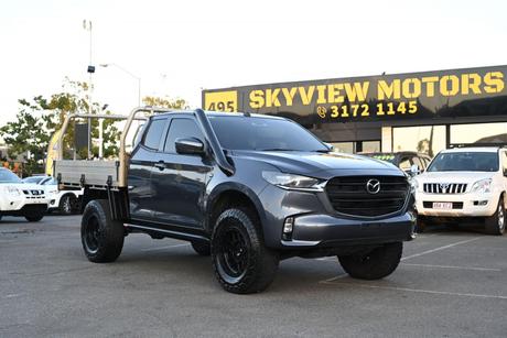 Grey 2023 Mazda BT-50 Dual Cab Chassis Xt (4X4)