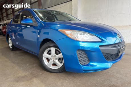 Blue 2012 Mazda 3 Sedan Neo