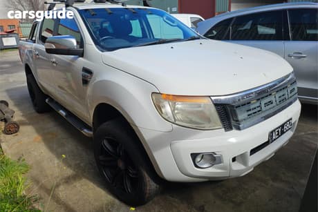 White 2015 Ford Ranger Crew Cab Pickup Xlt 3.2 Hi-Rider (4X2)