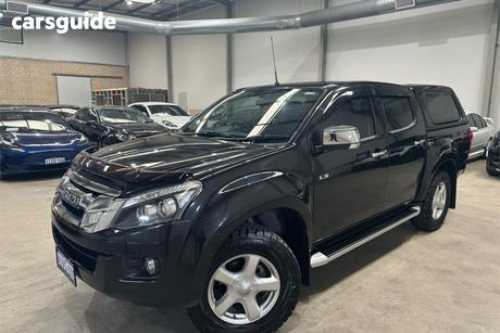 Black 2012 Isuzu D-MAX Crew Cab Utility Le 111