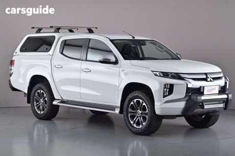 White 2020 Mitsubishi Triton Double Cab Pick Up Glx-R (4X4)