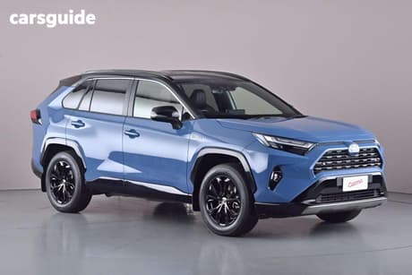 Blue 2022 Toyota RAV4 Wagon Xse (2Wd) Hybrid