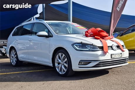 White 2019 Volkswagen Golf Wagon 110 Tsi Comfortline