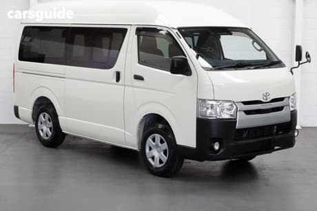 White 2018 Toyota HiAce Commercial LWB HIGH ROOF