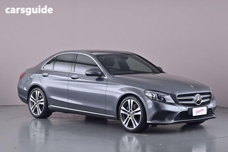 Grey 2018 Mercedes-Benz C300 Sedan
