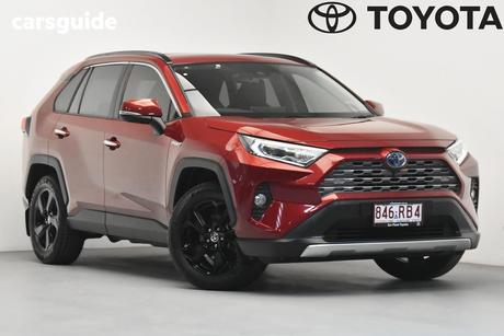 Red 2020 Toyota RAV4 Wagon Cruiser 2Wd Hybrid