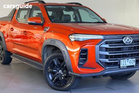 Orange 2022 LDV T60 Double Cab Utility Mega Tub (4X4)