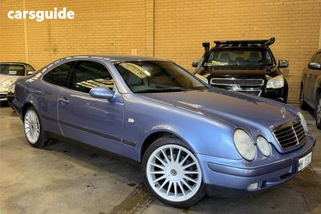 Blue 1997 Mercedes-Benz CLK230 Coupe Kompressor Elegance