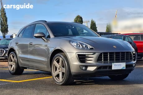 Grey 2015 Porsche Macan Wagon S Diesel