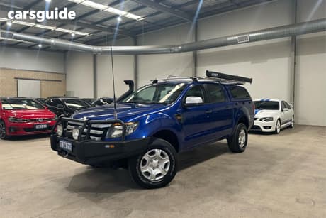 Blue 2013 Ford Ranger Dual Cab Utility Xl 3.2 (4X4)