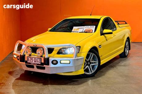 Yellow 2011 Holden Commodore Utility Sv6