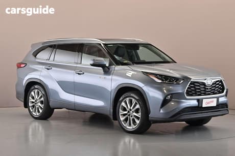Silver 2021 Toyota Kluger Wagon Grande Hybrid Awd